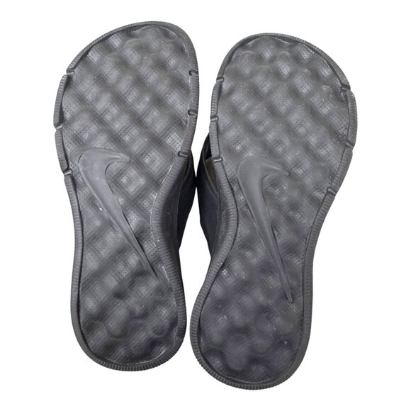 Nike Black Ultra Comfort Thong Sandals Cushioned Beach Flip Flops Size 7 Womens - Picture 5 of 7